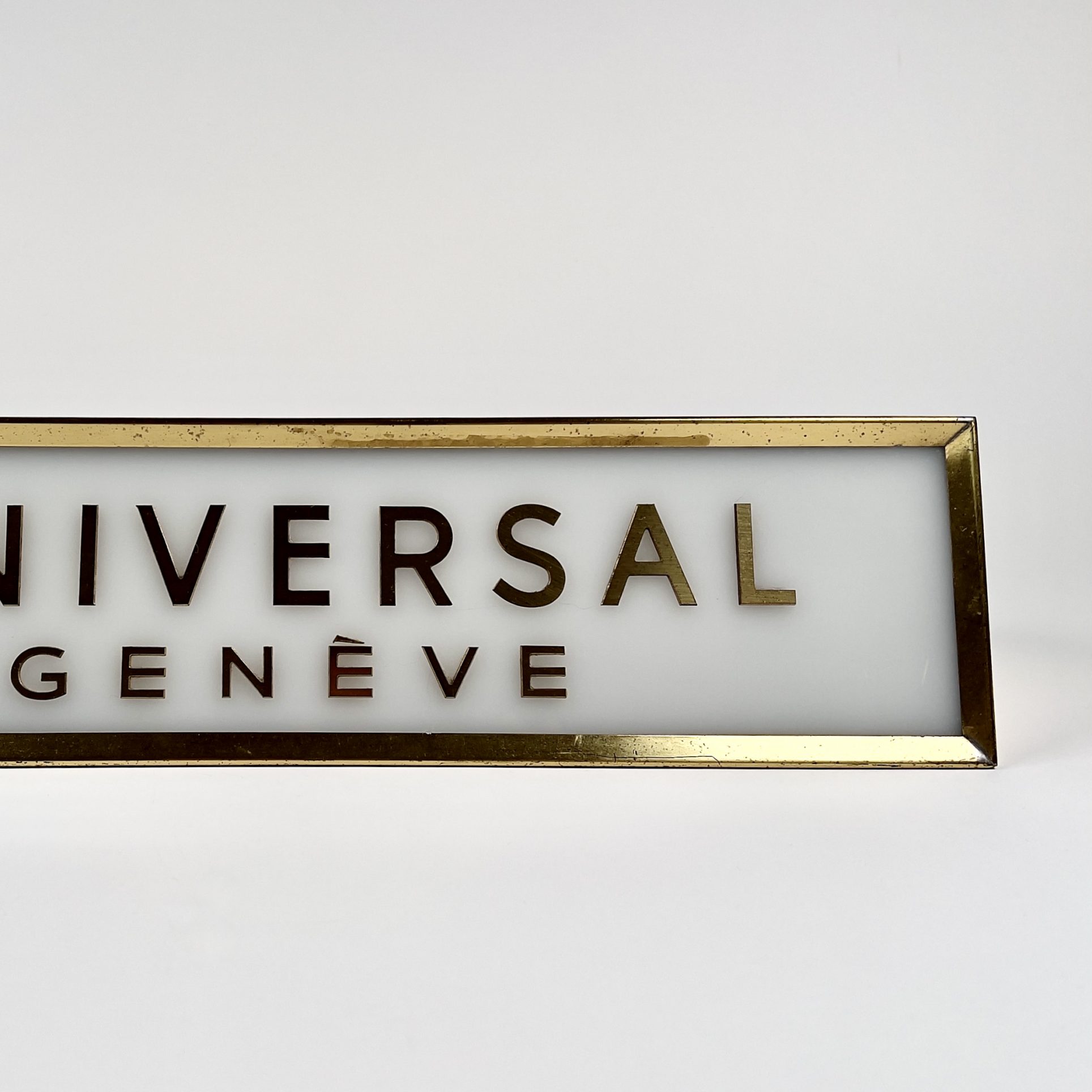 UNIQUE ENSEIGNE LUMINEUSE UNIVERSAL GENÈVE CIRCA 1960 – Image 4