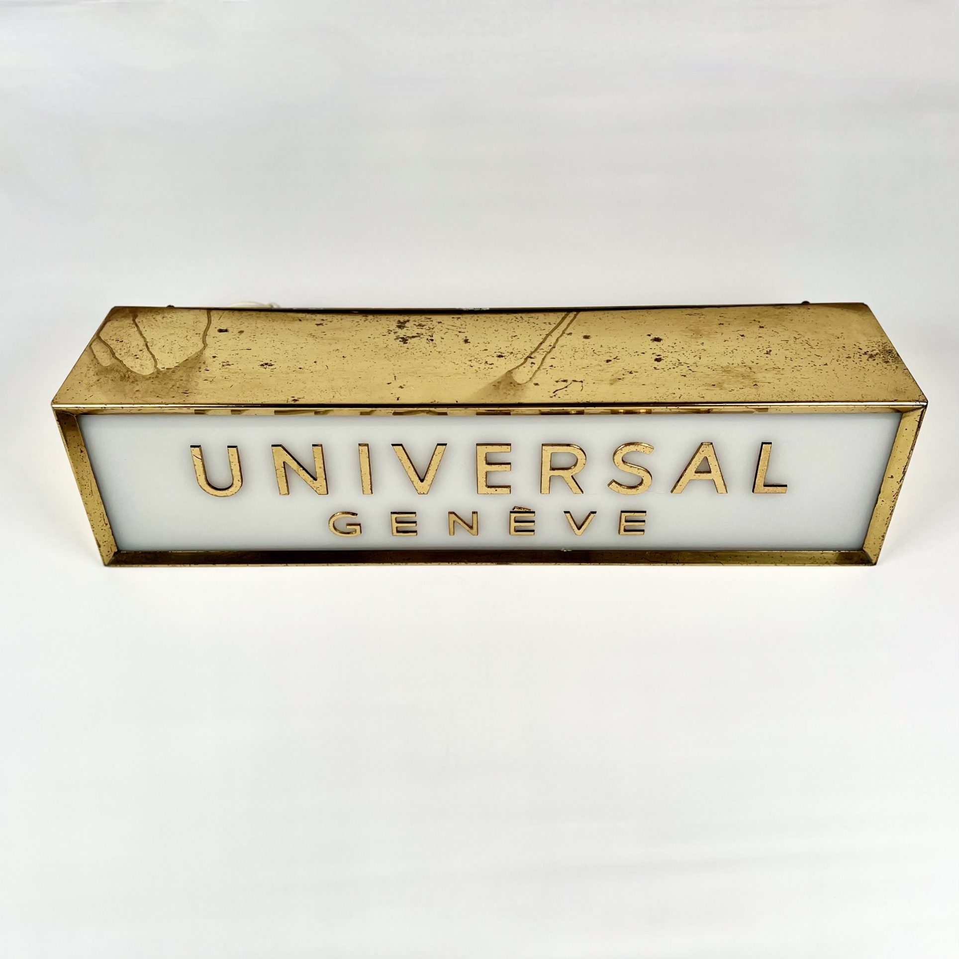 UNIQUE ENSEIGNE LUMINEUSE UNIVERSAL GENÈVE CIRCA 1960 – Image 2