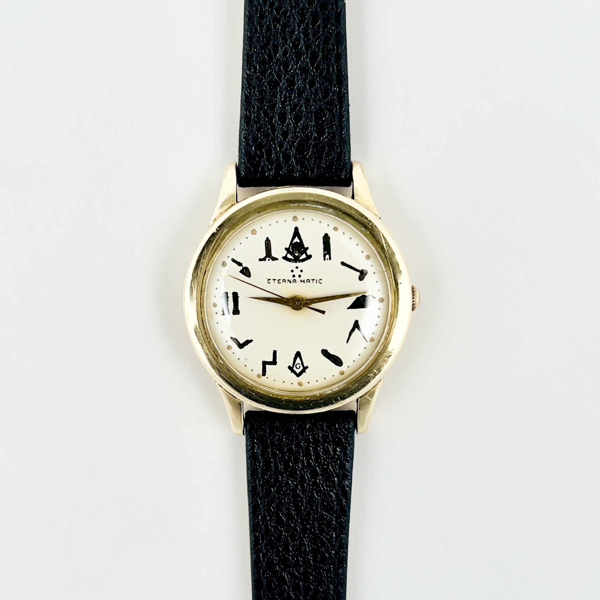 MONTRE ETERNA-MATIC FRANC-MAÇONNIQUE CIRCA 1960 – Image 2