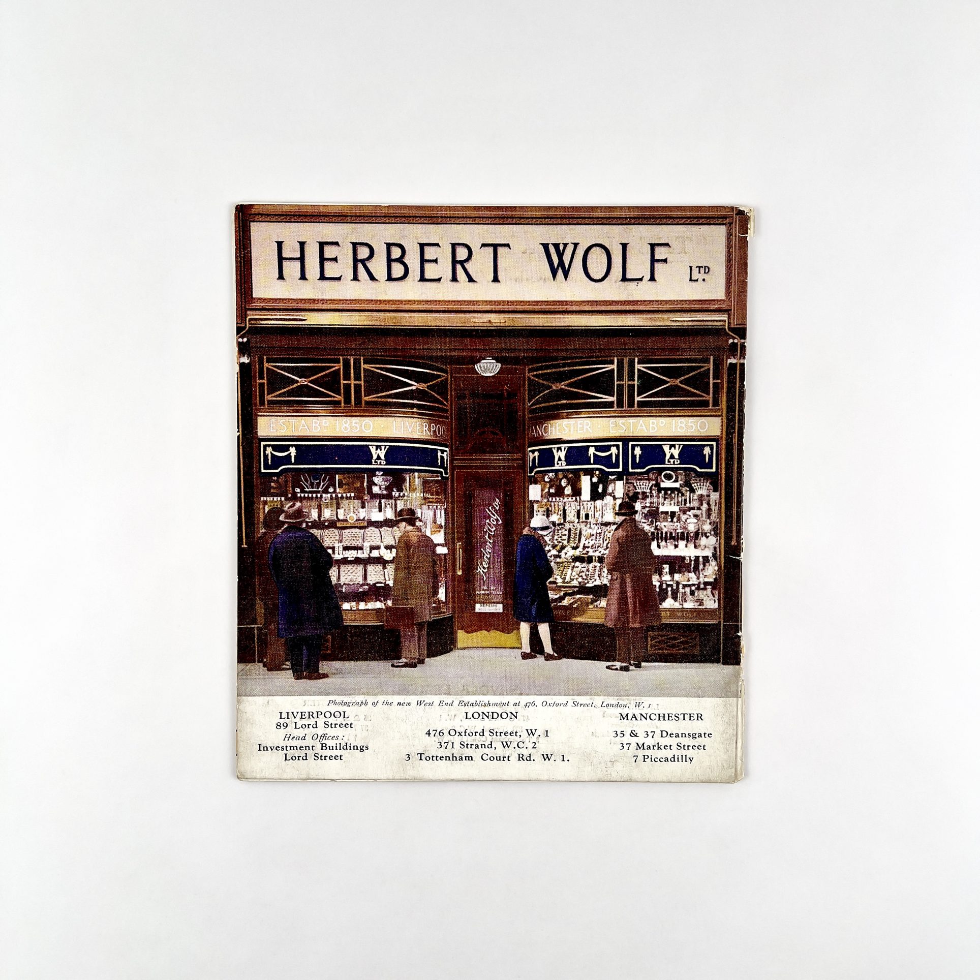 UNIQUE MAQUETTE PUBLICITE HERBERT WOLF CIRCA 1930 – Image 2