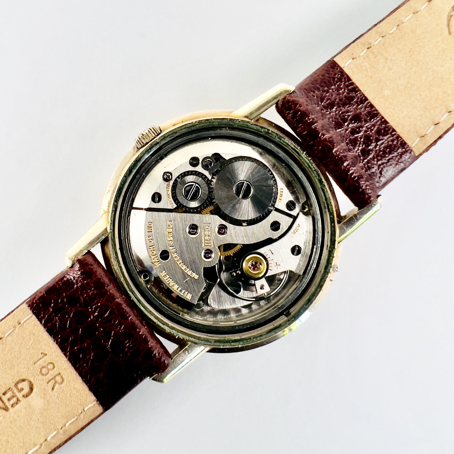 MONTRE WITTNAUER CADRAN GUILLOCHÉ CIRCA 1960 – Image 5