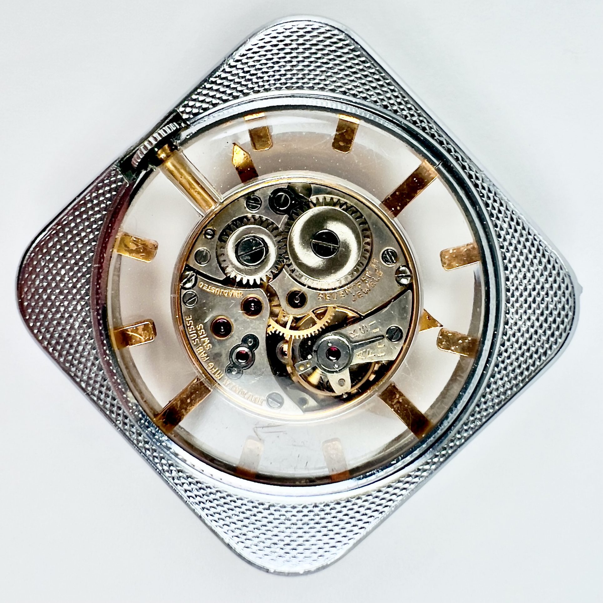 MONTRE DE VOYAGE JUVENIA MYSTERE "PRESAGE" CA. 1950 – Image 9