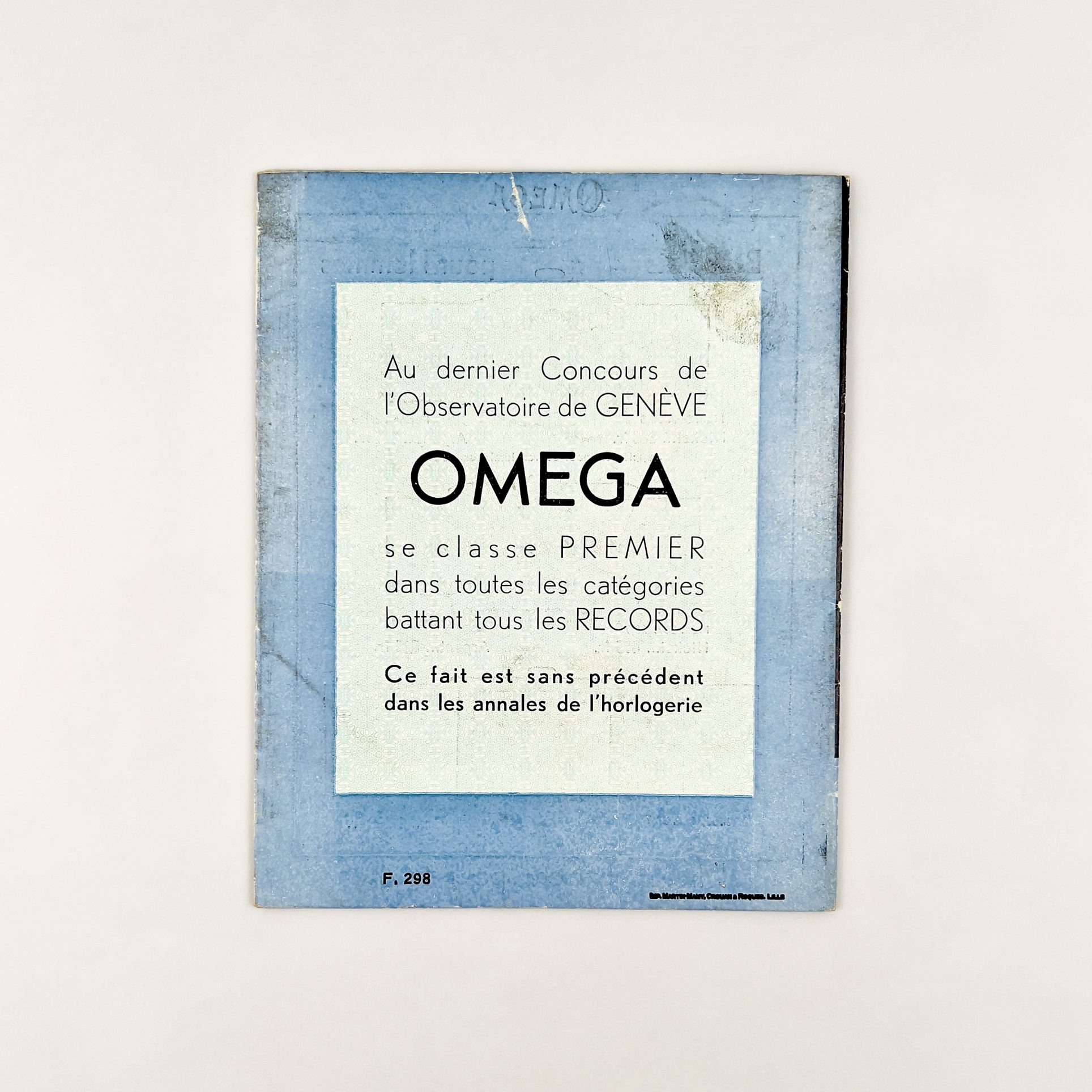 OMEGA CATALOGUE TARIF 1932 – Image 2